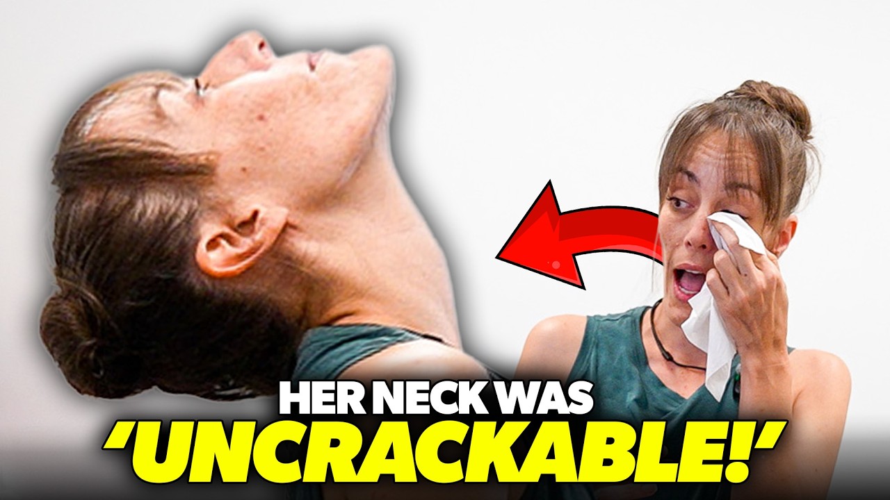 **WORST FLEXIBLE NECK** FINALLY CRACKS AFTER 30+ YEARS ‼️😱 | Asmr Chiropractic Neck Pain | Dr Tubio