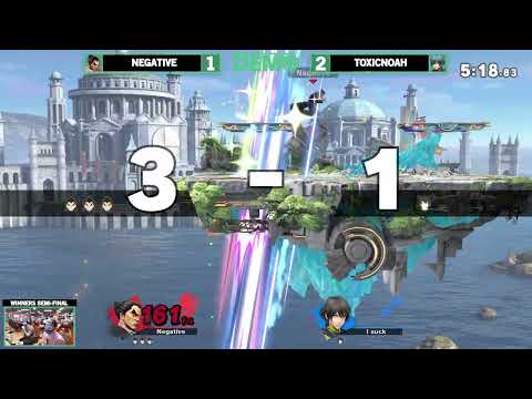 DEMO 18 - Negative (Kazuya, Terry) vs. ToxicNoah (Byleth) - Winners Semis