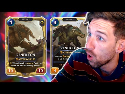 THE CROC 🐊 !! Renekton New Champion Card Revealed! Level 3 Champion!? Legends Of Runeterra