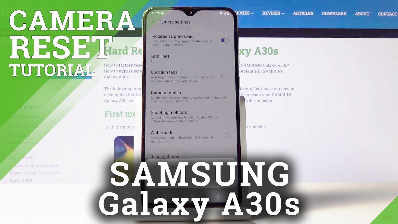 How to Reset Camera in Samsung Galaxy A30s – Fix Camera