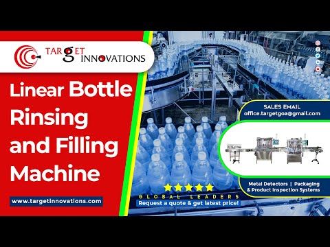 Target Linear Bottle Rinsing and Filling Machine