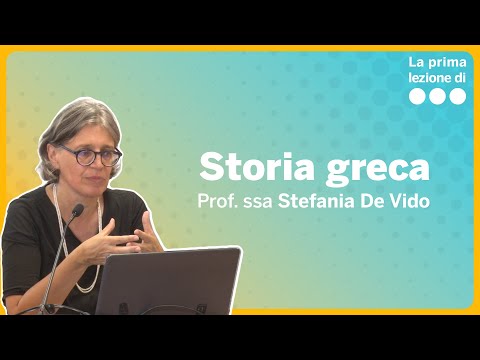 The First Lesson in Greek History - Stefania De Vido