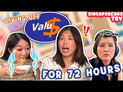 Singaporeans Try: Living Off Value Dollar Store Products For 72 Hours
