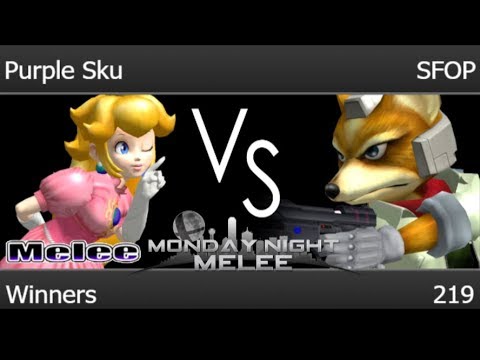 MNM 219 - Purple Sku (Peach) vs TLOC | SFOP (Fox) Winners - Melee