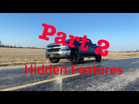 My Silverado has more hidden Features