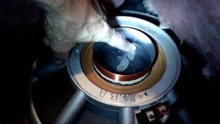 Video thumbnail for Peavey "Black Widow" Speaker - disassembled for removal of rotten foam residue (in a Pignose B100V) by CraigRison