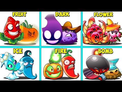 Random 6 Best Pair Team Plants Battlez - Who Will Win? - PvZ 2 Team Plant vs Team Plant