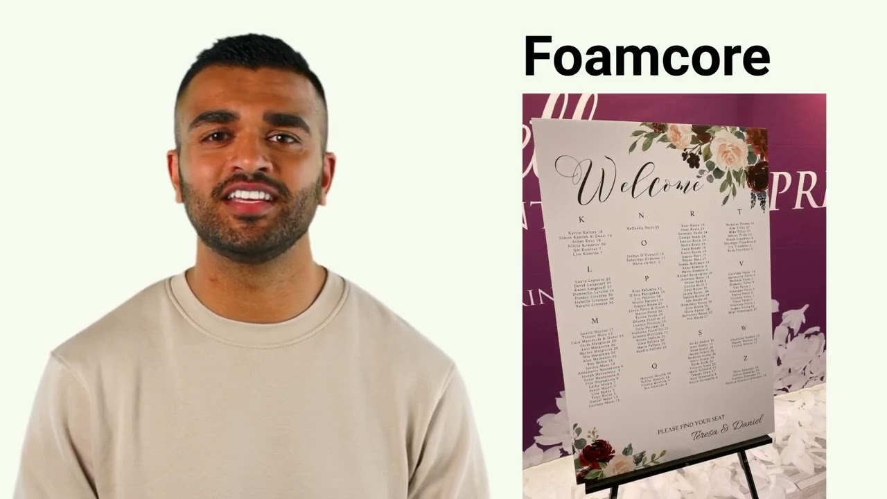 Foamcore Posters & Signs