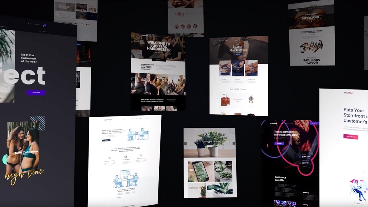 Introducing the New Business-Driven Templates for Jupiter X