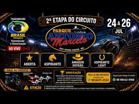 2ª ETAPA DO CIRCUITO ANTONIO MARCELO - GOVERNADOR NUNES FREIRE - MA - DISP. LIGHT