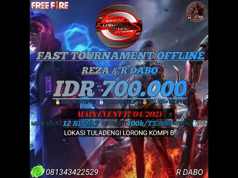 LIVE - FAST TOURNAMENT OFFLINE BY REZA & R DABO