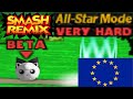 Smash Remix All Star Mode Gameplay With PAL AUS Jigglypuff VERY HARD