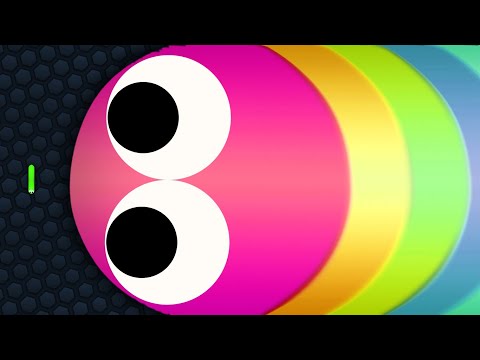 Slither.io Troll Tiny Snake vs Giant Noob Snakes - Epic Slitherio Gameplay