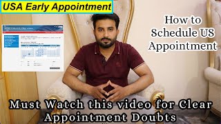 How To Schedule USA Appointment from Pakistan | How to update DS 160 Form Number from Appointment