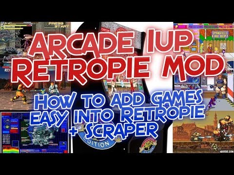 Arcade 1up Machine RetroPie Raspberry Pi - How To Install Games The Easy Way
