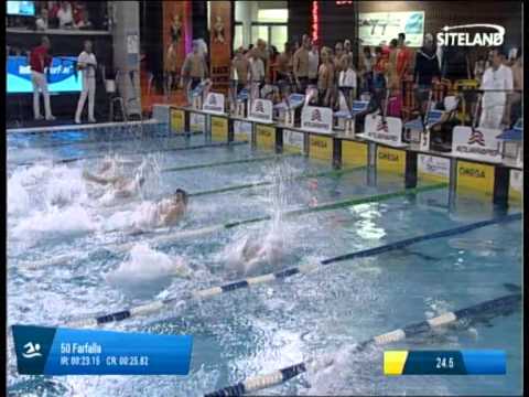 Serie 3 dei 50 Farfalla  Assoluti M Agonisti - 7° Trofeo SOGEIS Montichiari