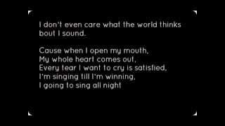 Christina Aguilera- Sing For Me Lyrics
