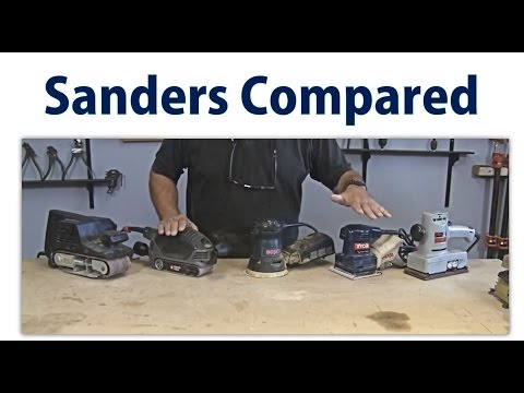 Overview of electric hand wood sander