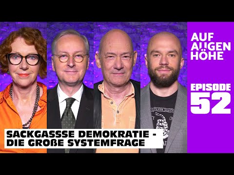 SACKGASSE DEMOKRATIE mit Ulrike Guérot, Carlos A. Gebauer, Christian Stolle und Stefan Blankertz