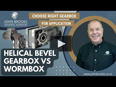 Helical Bevel Gearbox vs Worm Gearbox | Supplied by John Brooks