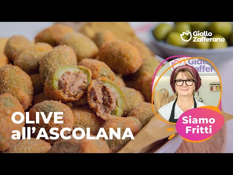 OLIVE all'ASCOLANA - la RICETTA ORIGINALE di GABRIELLA CALVARESI di SIAMO FRITTI😋💚