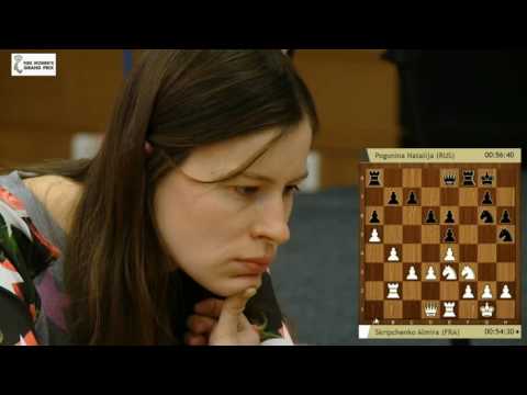 FIDE Women´s Grand Prix in Khanty Mansiysk 2016 Round 6 Almira Skripchenko vs Natalija Pogonina