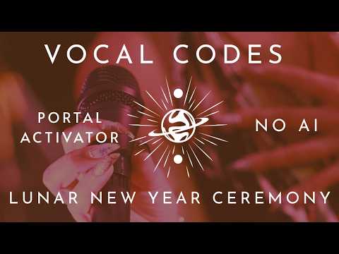 Lunar New Year Portal Activation (18 Min Live Ceremony) | Vocal Codes | No AI