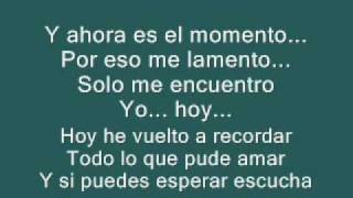 Cristian Catro - Amor (letra en pantalla)