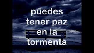 Video thumbnail of "Paz en la tormenta con letra - Rene Carias"
