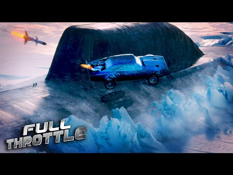 Jumping A Submarine In A Dodge Ice Charger | The Fate Of The Furious | Full Throttle