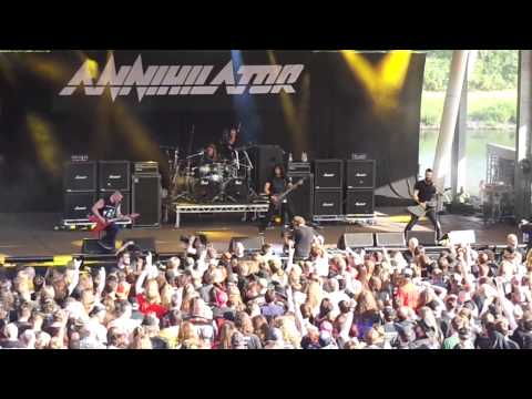 Annihilator   Set The World On Fire   Reduce To Ash Rock Hard Festival 2014