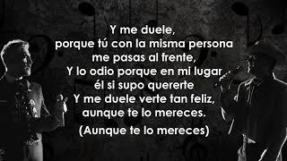 Alejandro Fernández, Christian Nodal - Duele (Letra/Lyrics)