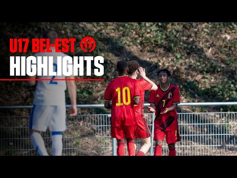 #U17 | Highlights Belgium 8-1 Estonia