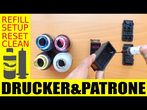 Canon Patrone - OHNE BOHREN - Tinte nachfüllen