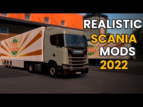 TOP 10 BEST REALISTIC SCANIA MODS FOR ETS2 1.43 - EURO TRUCK SIMULATOR 2 MODS 2022