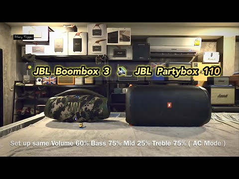 JBL Boombox 3 vs JBL Partybox 110