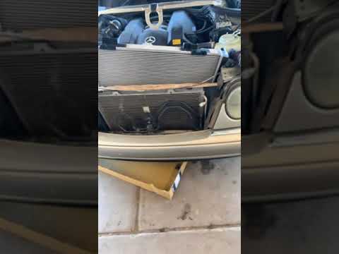 99 Mercedes radiator swap