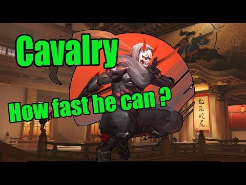 Genji Montage - Cavalry Big Brain Cavalry Deflect - Overwatch Montage