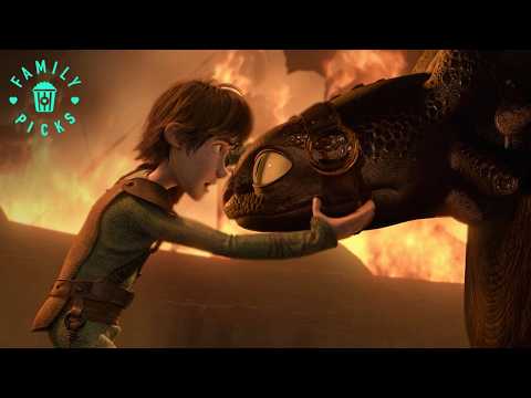 Toothless Uses a Special Blast to Stop the Dragon | How to Train Your Dragon