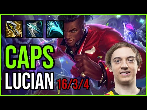 CAPS - LUCIAN - EUW Challenger - Patch 11.4 QUADRAKILL