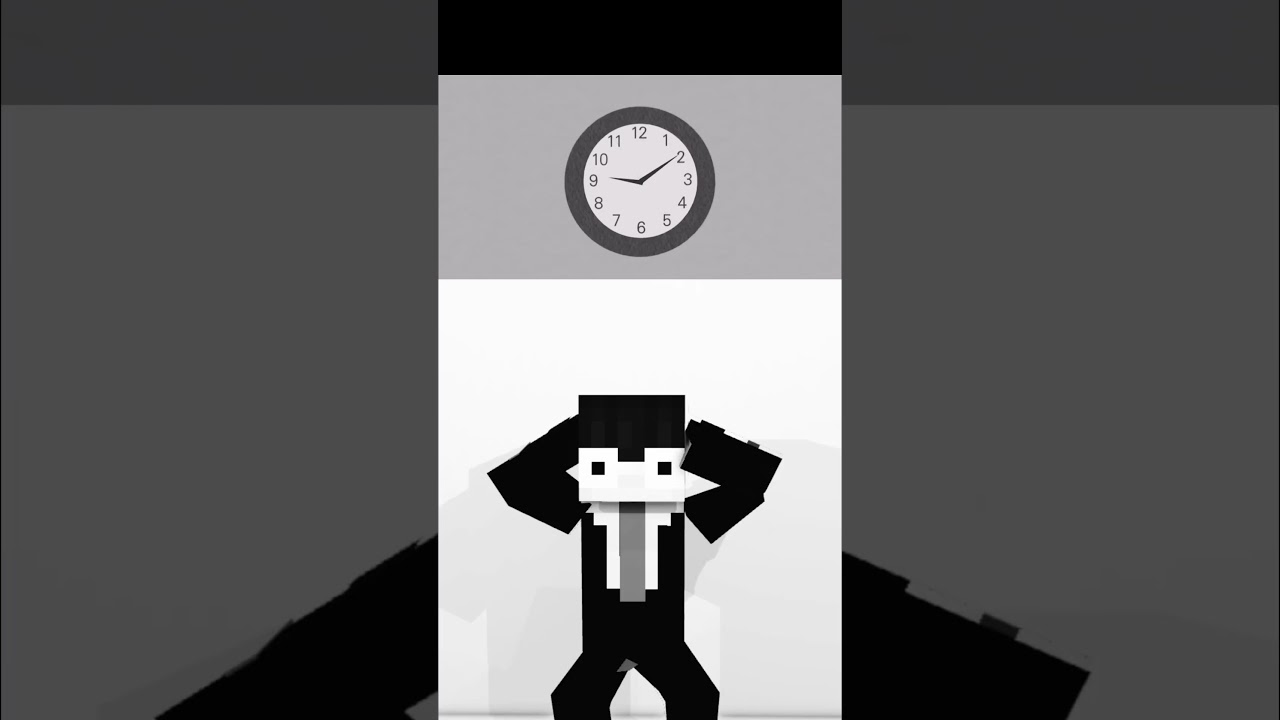 Fast time 🤯 (beware💀) #minecraft #animation #tiktok #time #edit #explore #tecknoblade #shorts #trend
