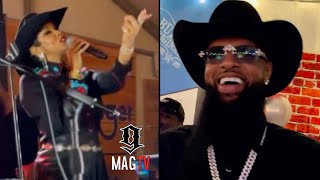 Slim Thug&#39;s Ex LeToya Luckett Points Him Out While Performing &quot;Torn&quot; At Rodeo Houston! 😂