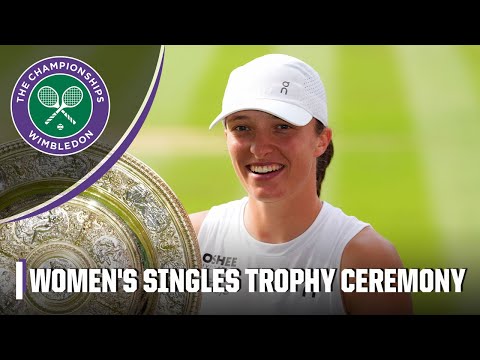 FULL Women's Singles Final Trophy Presentation 🏆 | 2025 Wimbledon
