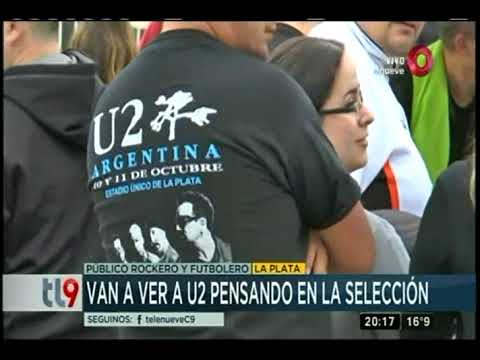 Locura y acampe por U2 en La Plata