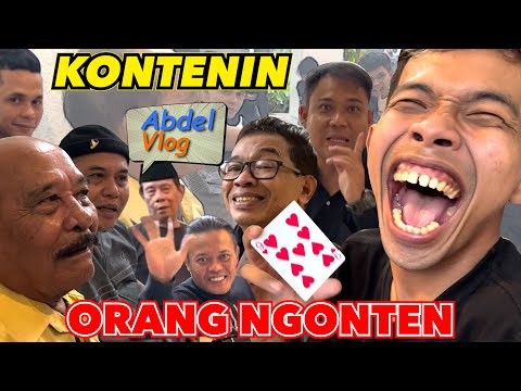 ABDEL VLOG - KONTENIN ORANG NGONTEN