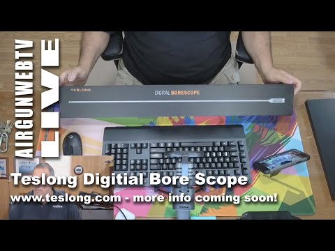 AIRGUNWEBTV LIVE! - We unbox a new Borescope and of course talk about Airguns!
