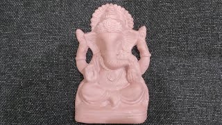 DIY clay Ganesha | How to make Ganesha using Mould | Eco-friendly ganesha making Tutorial | crafts