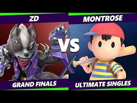 S@X 484 GRAND FINALS - ZD (Wolf) Vs. Montrose [L] (Ness) Smash Ultimate - SSBU
