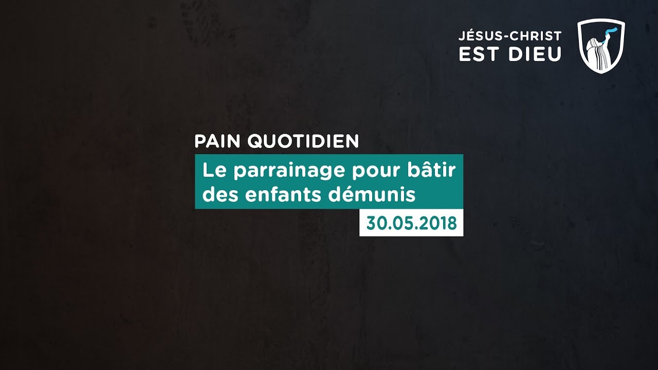 Thumbnail of video: Le parrainage batir la vie des enfants démunis