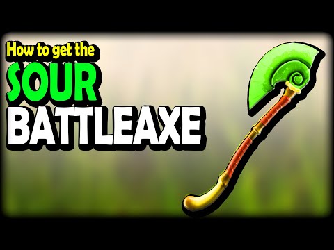 How to get the SOUR BATTLEAXE in Grounded